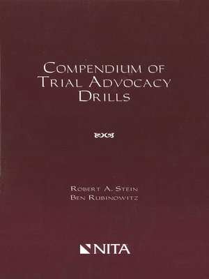 cover image of Compendium of Trial Advocacy Drills